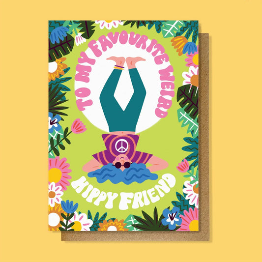 Hippy Friend Card - Lauren Radley