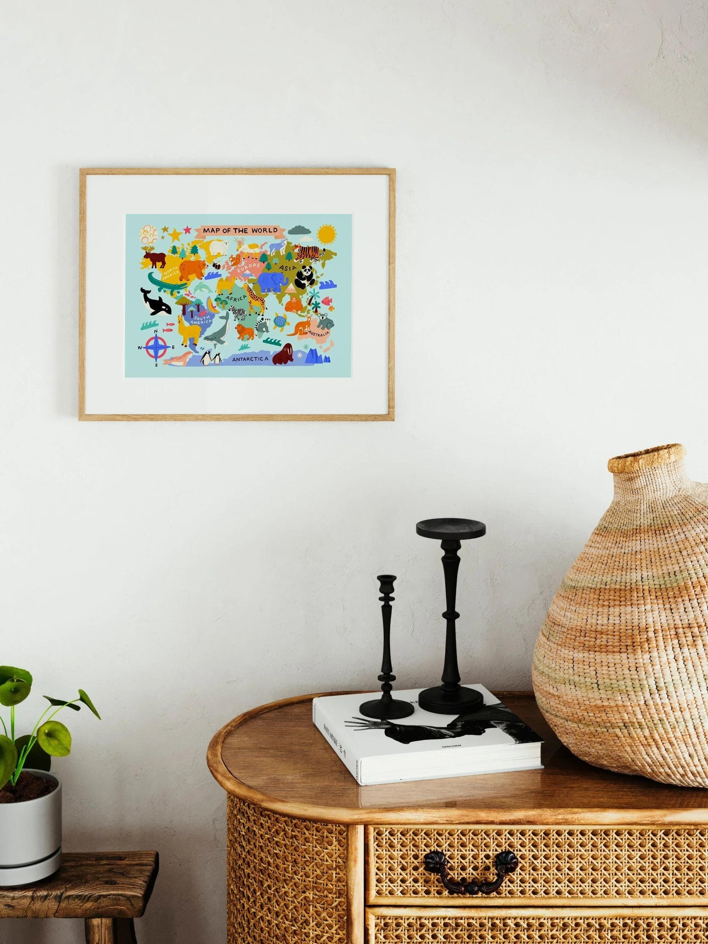Map of the World Print Lauren Radley