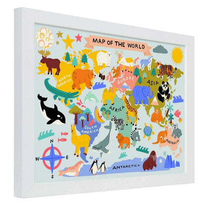 Map of the World Print Lauren Radley