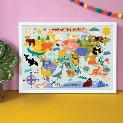 Map of the World Print