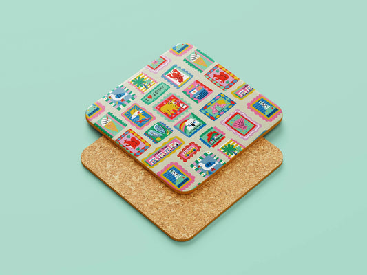 Jersey Pattern Coaster