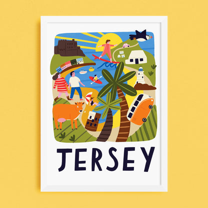 Jersey Travel Poster