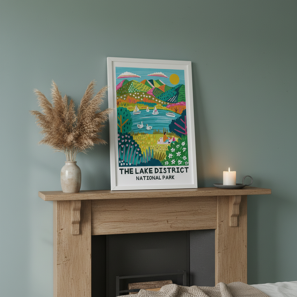 Lake District – Bedroom Mantelpiece