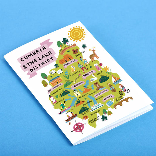 Lake District Map Notebook