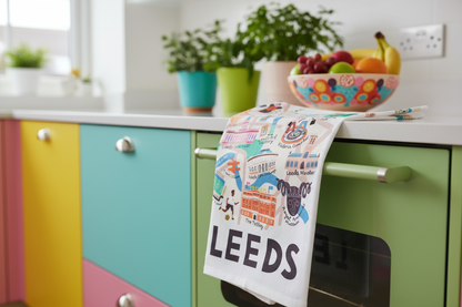 Leeds Tea Towel - Oven