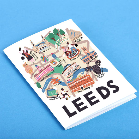 Leeds Map Circle Notebook
