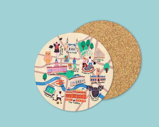 Leeds Map Coaster
