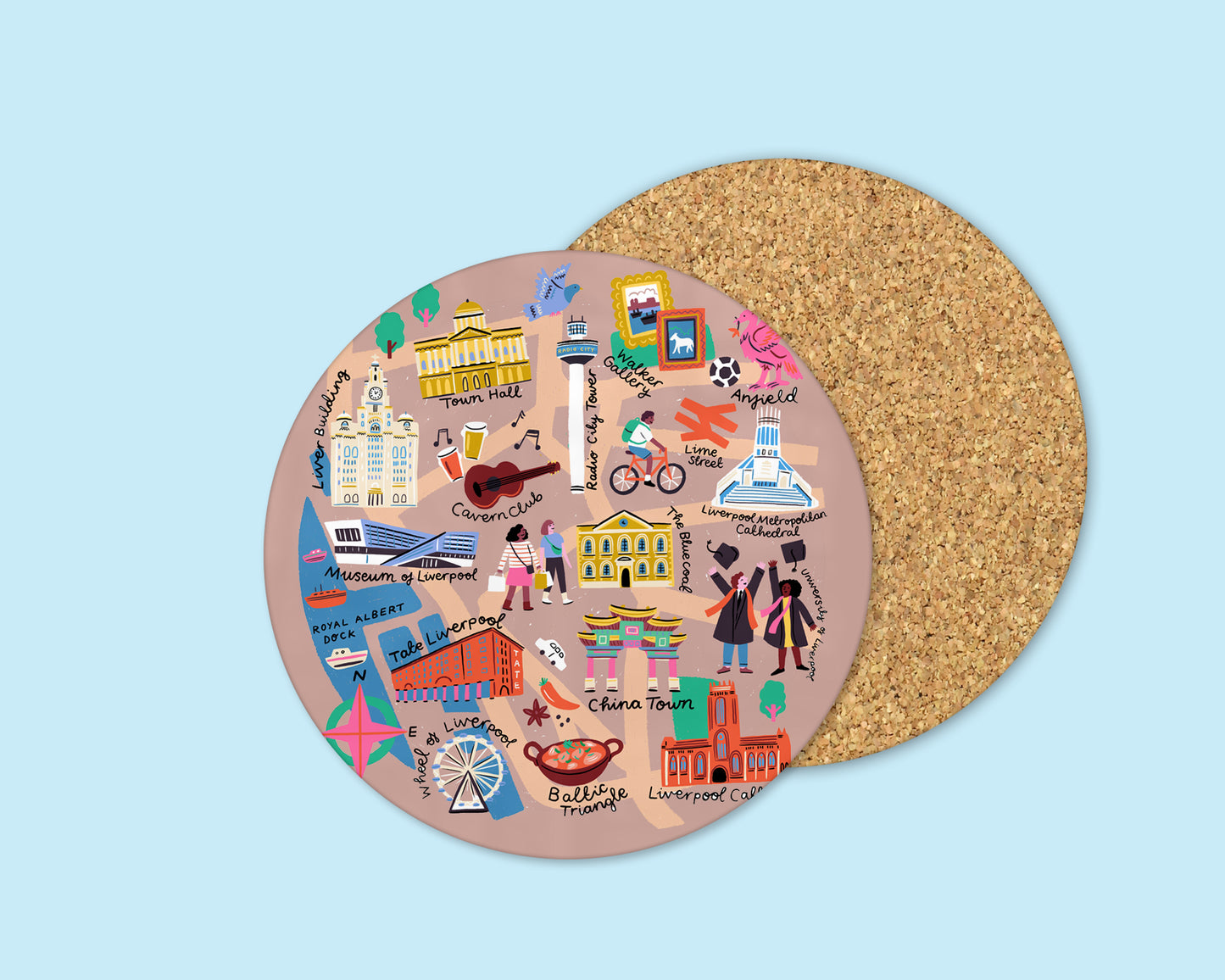 Liverpool Map Coaster