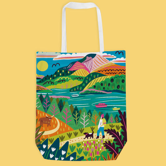 Loch Lomond and the Trossachs National Park Travel Poster Bag
