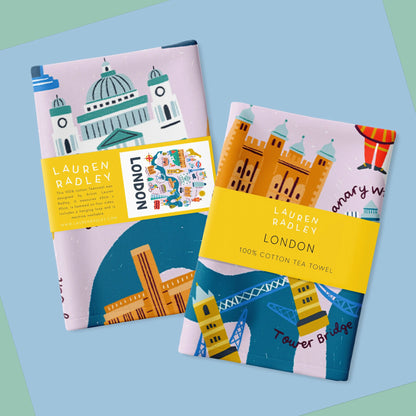 London Map Tea Towel