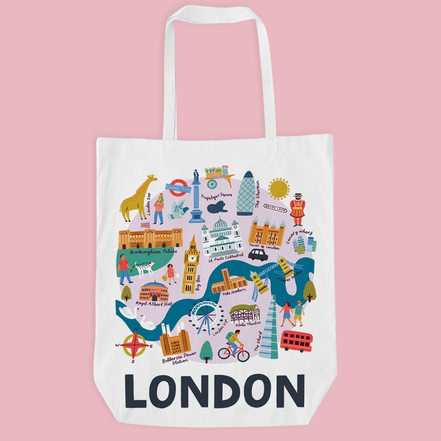 London Map Bag