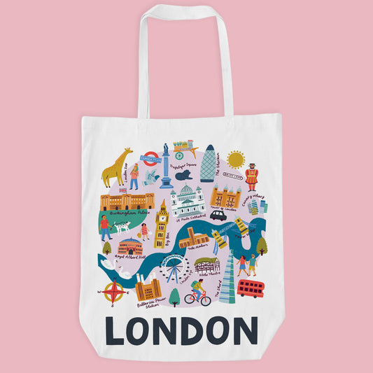 London Map Bag