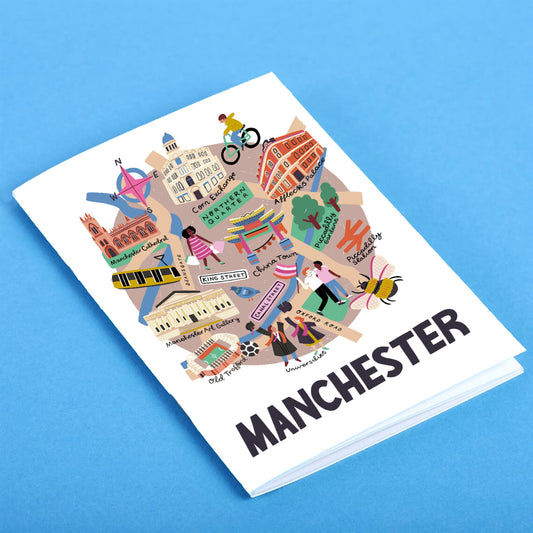 Manchester Map Circle Notebook