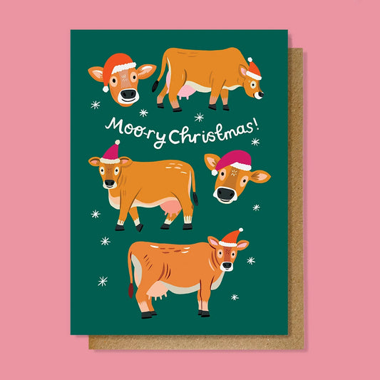 Moo-ry Christmas Card Lauren Radley