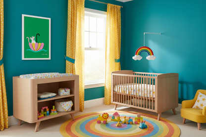 Mousey Print - Vibrant Nursery