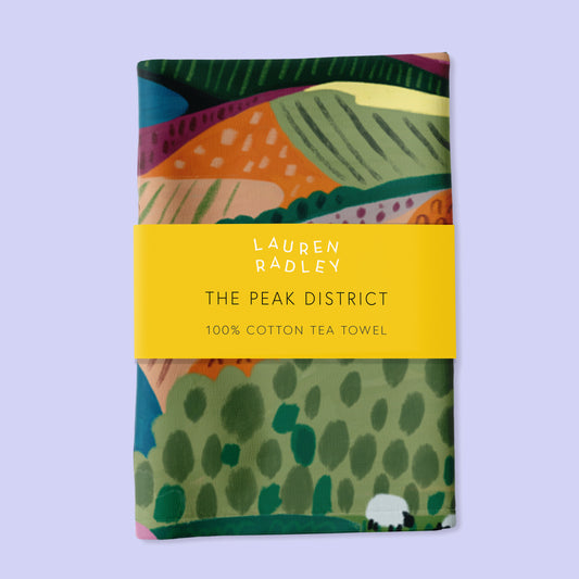 The Peak District National Park Tea Towel