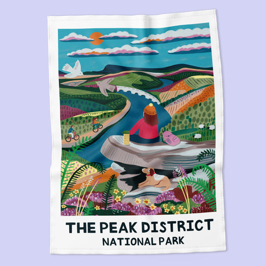 The Peak District National Park Tea Towel