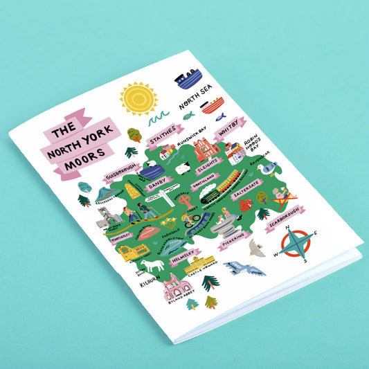 North York Moors Map Notebook