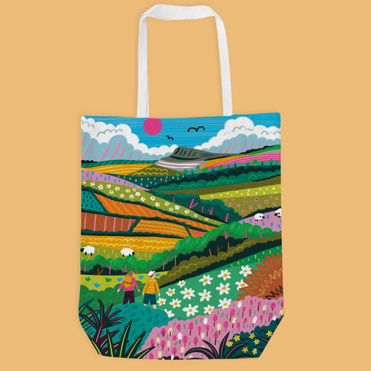 The North York Moors Travel Poster Bag