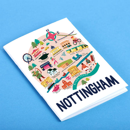 Nottingham Circle Map Notebook