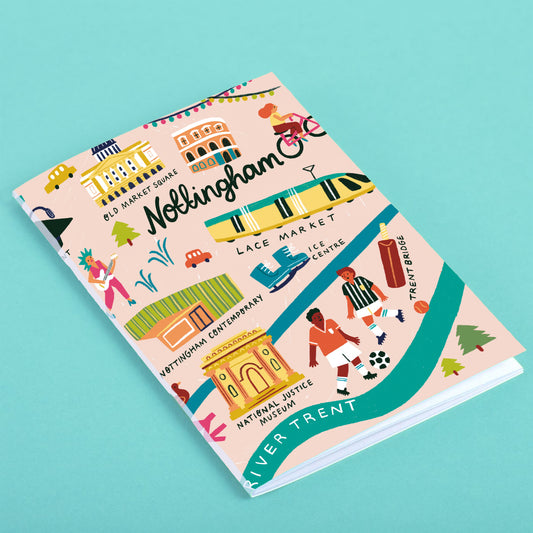 Nottingham Wrap Around Map Notebook
