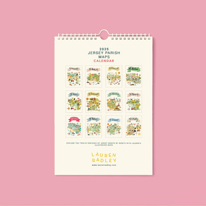 Jersey Parishes 2026 Wall Calendar