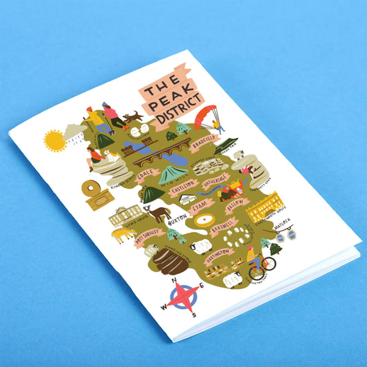 Peak District Map Notebook