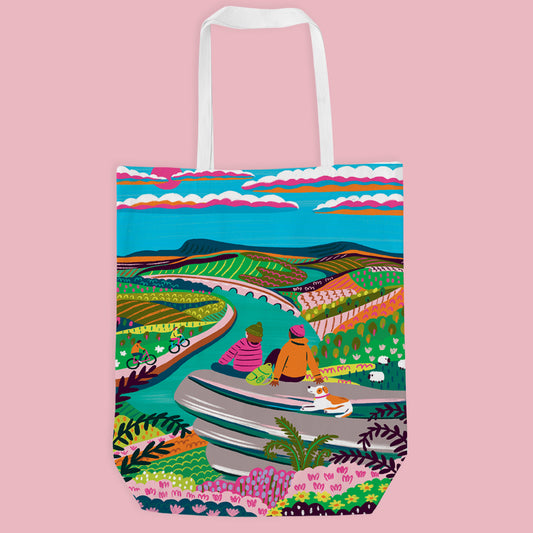 Peak District National Park Travel Poster Bag