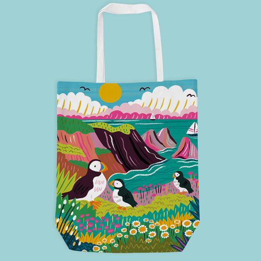 Pembrokeshire Travel Poster Bag