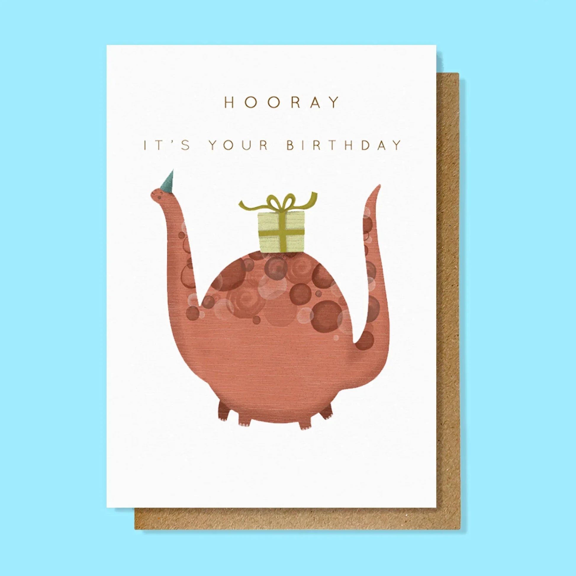 Red Dinosaur Card Lauren Radley