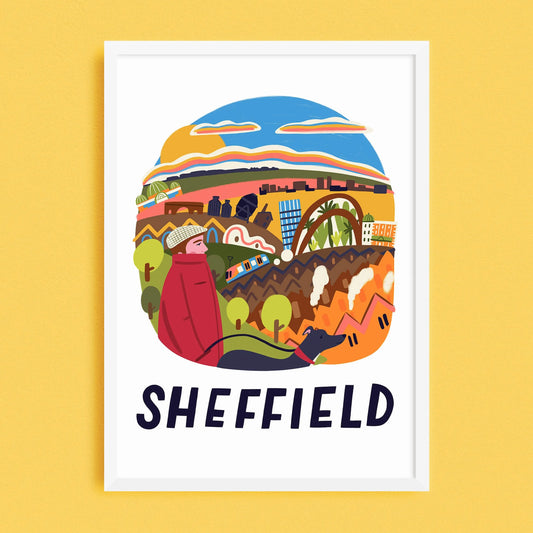 Sheffield Travel Poster