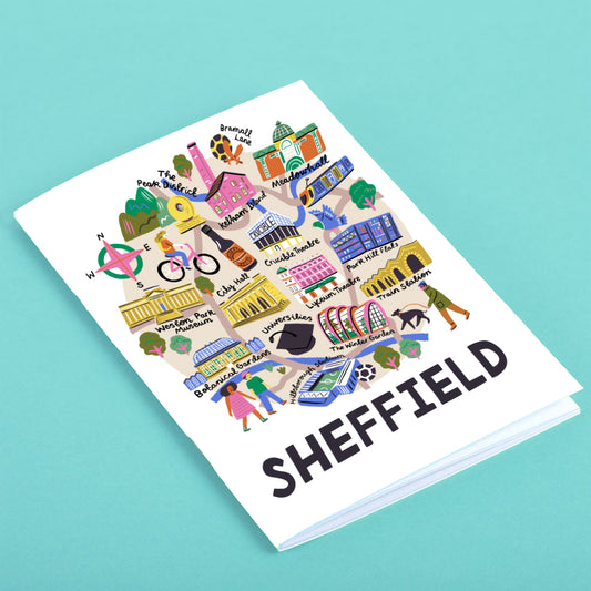 Sheffield Map Circle Notebook