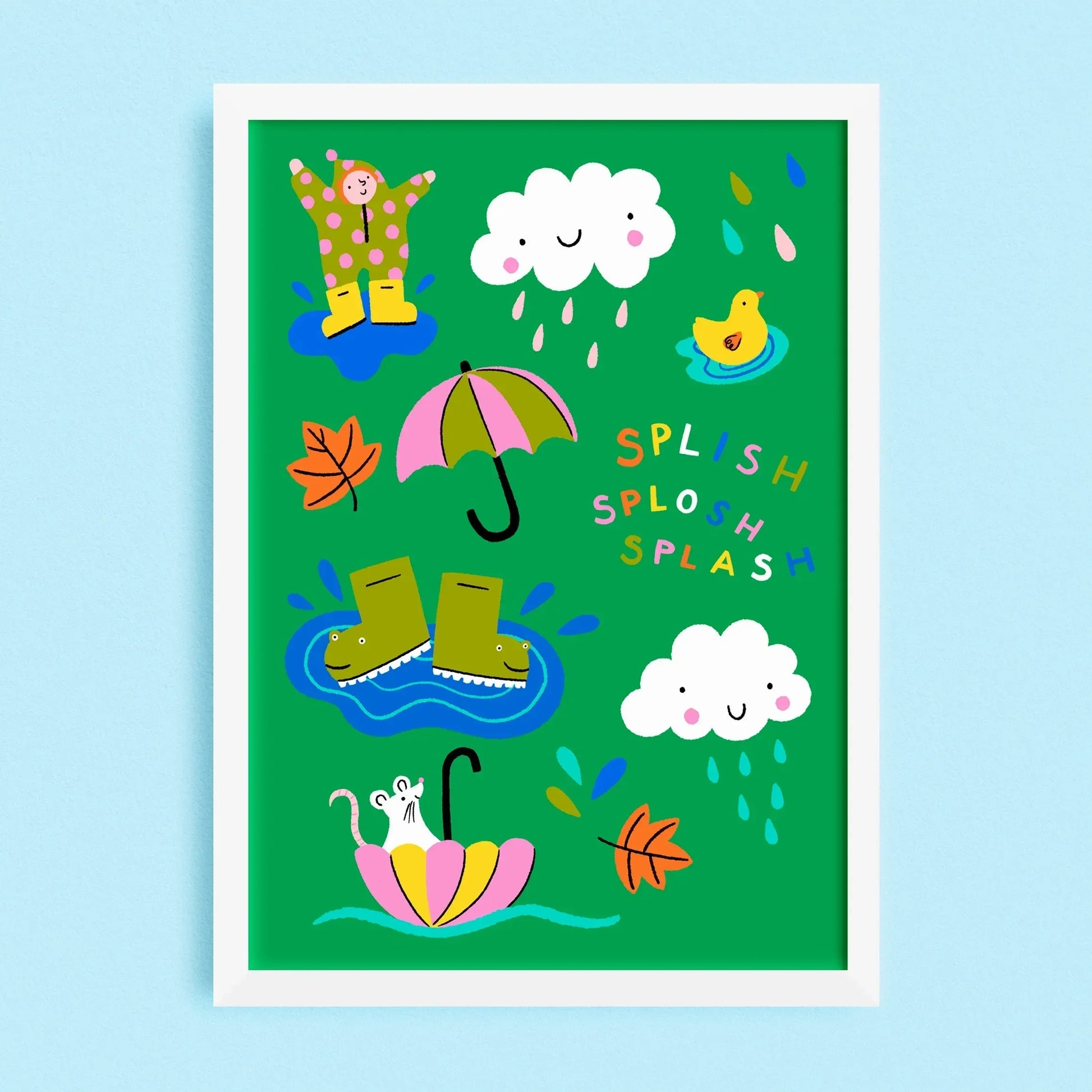 Splish Splash Splosh Print Lauren Radley