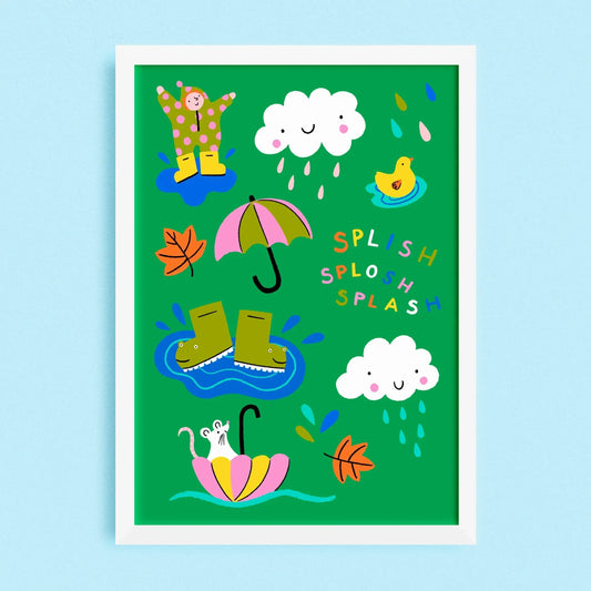 Splish Splash Splosh Print Lauren Radley