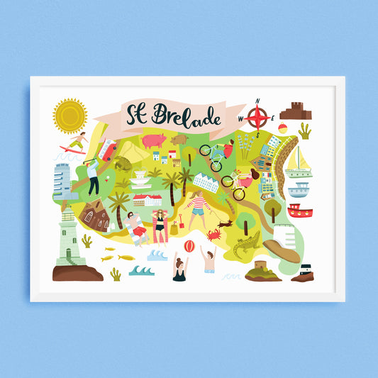 St Brelade Parish Map