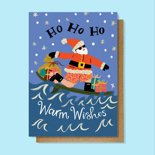 Surfing Santa