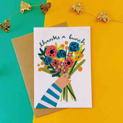 Bouquet Thank You Card