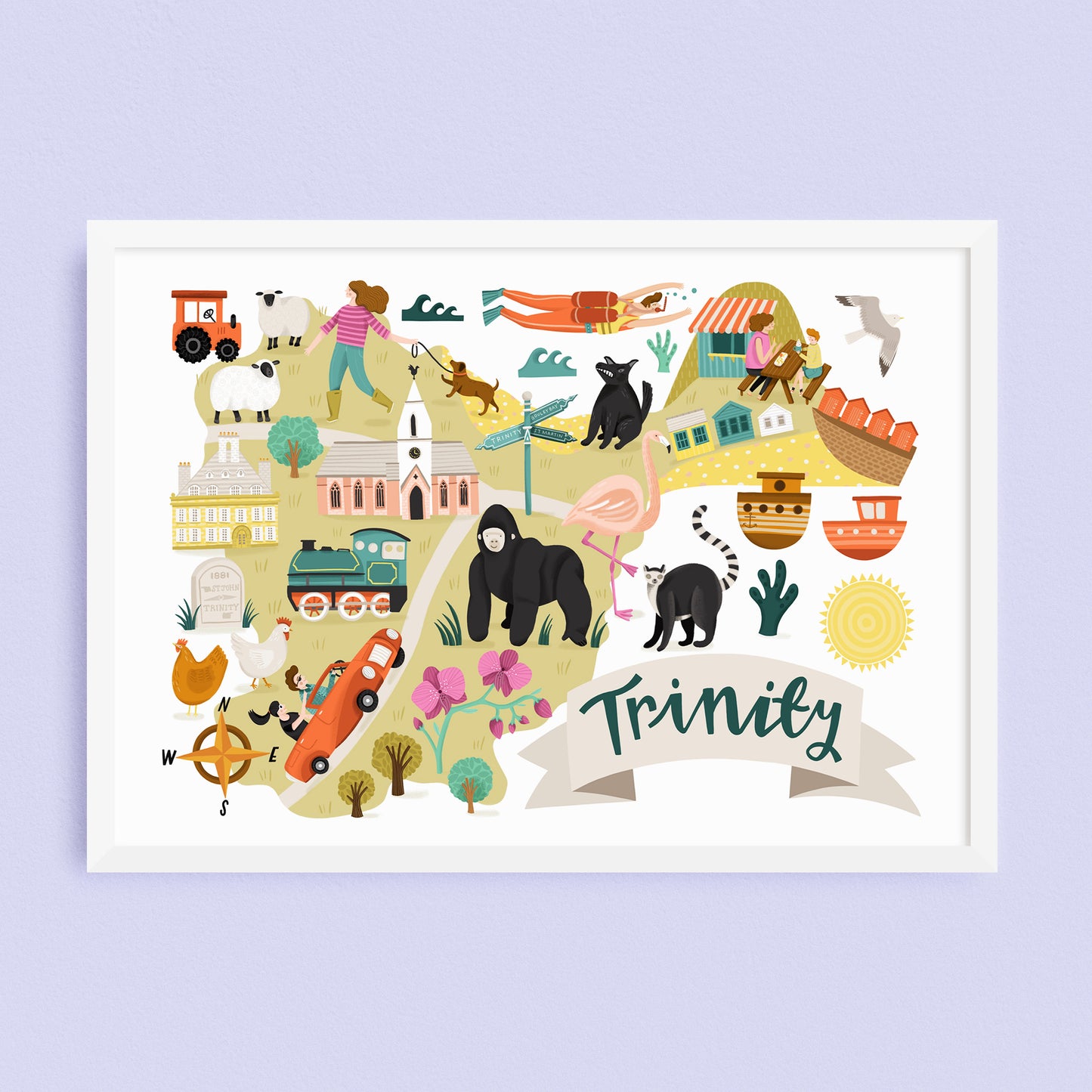 Trinity Map - Jersey