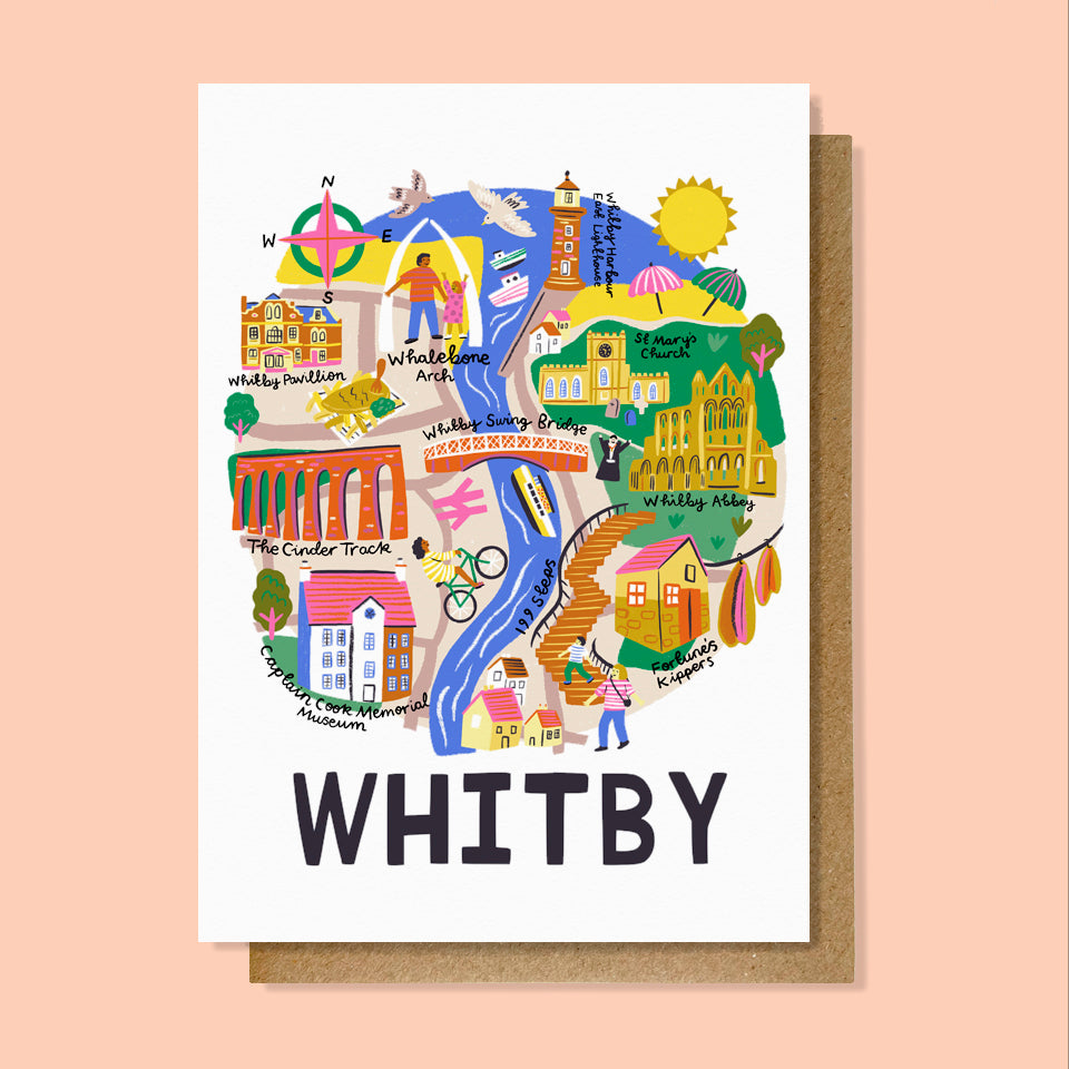 Whitby Map Card