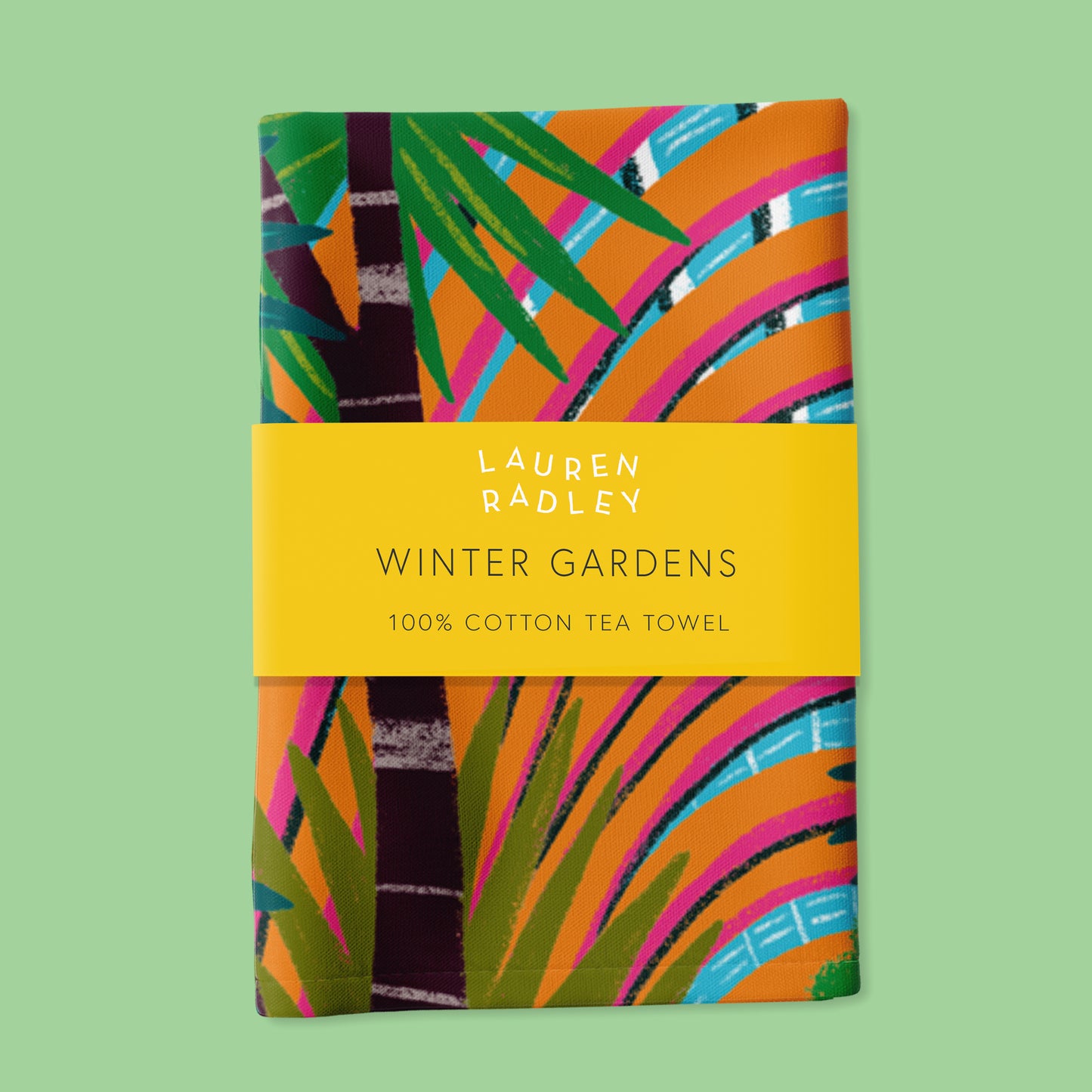 Winter Gardens Tea Towel