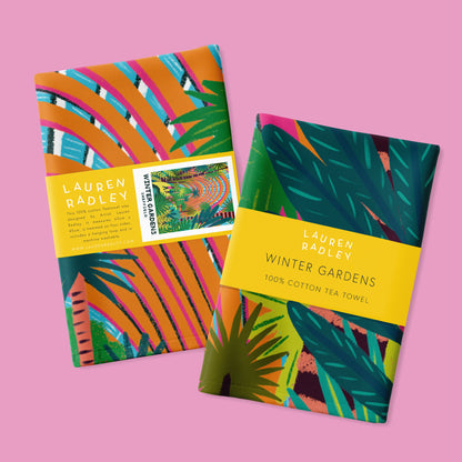 Winter Gardens Tea Towel