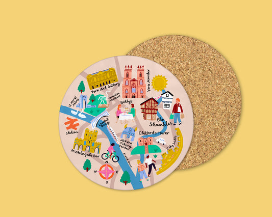 York Map Coaster