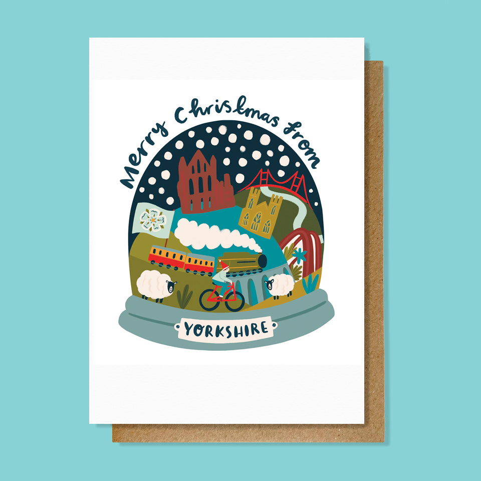 Yorkshire Christmas Snowglobe